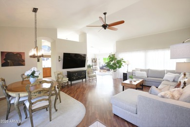 Entertainer's dream in this highly sought-after Camelback Squaw on Westbrook Village / Vista Golf Course in Arizona - for sale on GolfHomes.com, golf home, golf lot