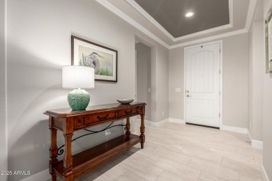 This beautiful Tesoro model is nearly new and is situated on a on Tuscany Falls At Pebble Creek in Arizona - for sale on GolfHomes.com, golf home, golf lot