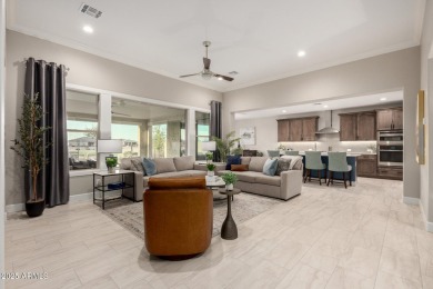 This beautiful Tesoro model is nearly new and is situated on a on Tuscany Falls At Pebble Creek in Arizona - for sale on GolfHomes.com, golf home, golf lot