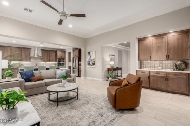 This beautiful Tesoro model is nearly new and is situated on a on Tuscany Falls At Pebble Creek in Arizona - for sale on GolfHomes.com, golf home, golf lot