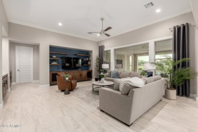 This beautiful Tesoro model is nearly new and is situated on a on Tuscany Falls At Pebble Creek in Arizona - for sale on GolfHomes.com, golf home, golf lot