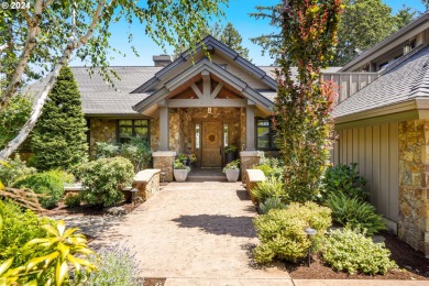 One of a kind custom built timber frame lodge style home. Gated on Creekside Golf Course in Oregon - for sale on GolfHomes.com, golf home, golf lot