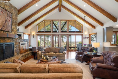 One of a kind custom built timber frame lodge style home. Gated on Creekside Golf Course in Oregon - for sale on GolfHomes.com, golf home, golf lot