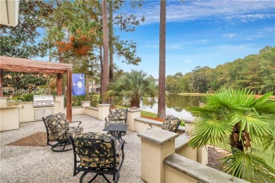 Incredible view from this move-in ready home, situated on a on Hampton Hall Club in South Carolina - for sale on GolfHomes.com, golf home, golf lot