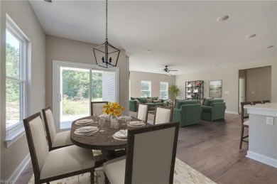 This stunning, brand-new ranch-style home offers spacious and on Cypress Cove Country Club in Virginia - for sale on GolfHomes.com, golf home, golf lot