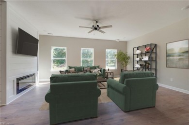 This stunning, brand-new ranch-style home offers spacious and on Cypress Cove Country Club in Virginia - for sale on GolfHomes.com, golf home, golf lot