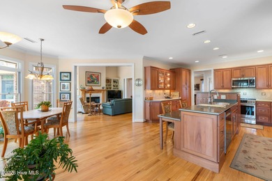 This custom-built all brick home is beautifully positioned along on Members Club At St. James Plantation in North Carolina - for sale on GolfHomes.com, golf home, golf lot