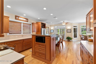 This custom-built all brick home is beautifully positioned along on Members Club At St. James Plantation in North Carolina - for sale on GolfHomes.com, golf home, golf lot