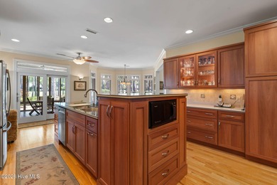 This custom-built all brick home is beautifully positioned along on Members Club At St. James Plantation in North Carolina - for sale on GolfHomes.com, golf home, golf lot