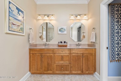 This custom-built all brick home is beautifully positioned along on Members Club At St. James Plantation in North Carolina - for sale on GolfHomes.com, golf home, golf lot