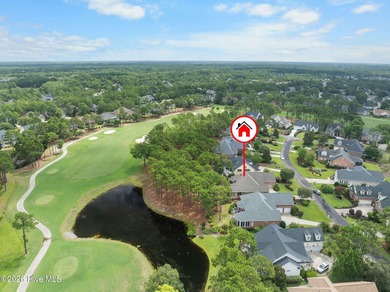 This custom-built all brick home is beautifully positioned along on Members Club At St. James Plantation in North Carolina - for sale on GolfHomes.com, golf home, golf lot