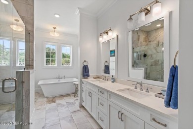 Experience waterfront living at its finest in this elegant on Pablo Creek Club in Florida - for sale on GolfHomes.com, golf home, golf lot