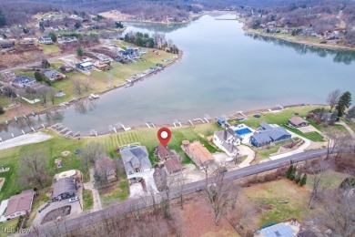 Welcome to your lakefront oasis at Lake Mohawk! This stunning on Lake Mohawk Golf Club in Ohio - for sale on GolfHomes.com, golf home, golf lot