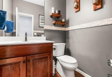 Fabulous 2-sty home backs south to Prairie Highlands golf course on Prairie Highlands Golf Course in Kansas - for sale on GolfHomes.com, golf home, golf lot