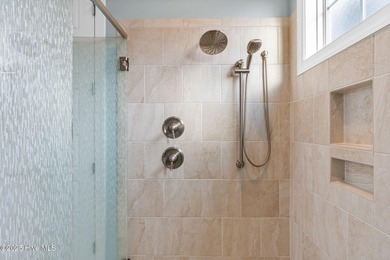 Modern luxury meets serene golf-course living in this immaculate on Members Club At St. James Plantation in North Carolina - for sale on GolfHomes.com, golf home, golf lot