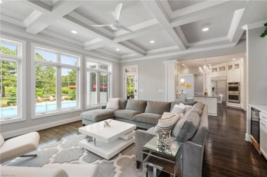 5890 SF (7000 SF livable), 2 levels, custom-built in 2018 on The Signature At West Neck in Virginia - for sale on GolfHomes.com, golf home, golf lot