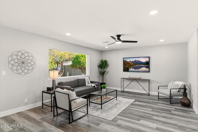 Completely remodeled home with beautiful new LVP flooring on Sunland Village Golf Club in Arizona - for sale on GolfHomes.com, golf home, golf lot