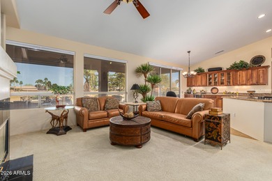 Immaculate golf course home in the prestigious 55+ Sun City on Sun City Grand Golf Couse and Club in Arizona - for sale on GolfHomes.com, golf home, golf lot