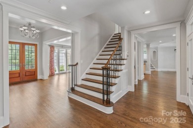 Welcome to 105 Gammon Point Ct - a elegant 4BR home nestled on on Trump National Golf Club Charlotte in North Carolina - for sale on GolfHomes.com, golf home, golf lot