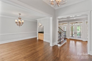 Welcome to 105 Gammon Point Ct - a elegant 4BR home nestled on on Trump National Golf Club Charlotte in North Carolina - for sale on GolfHomes.com, golf home, golf lot