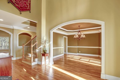 This beautiful house is nestled on 1.7 acres in the coveted on Coweta Club in Georgia - for sale on GolfHomes.com, golf home, golf lot