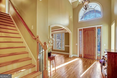 This beautiful house is nestled on 1.7 acres in the coveted on Coweta Club in Georgia - for sale on GolfHomes.com, golf home, golf lot