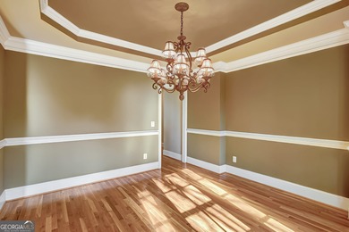 This beautiful house is nestled on 1.7 acres in the coveted on Coweta Club in Georgia - for sale on GolfHomes.com, golf home, golf lot