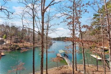 Keowee Key Lakefront Home with Covered Dock in Place boasting on Keowee Key Golf and Country Club in South Carolina - for sale on GolfHomes.com, golf home, golf lot