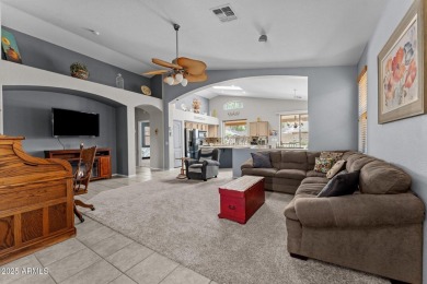 Reintroduced to market: This charming 3 bedroom, 2 bathroom home on Arizona Traditions Golf Club in Arizona - for sale on GolfHomes.com, golf home, golf lot
