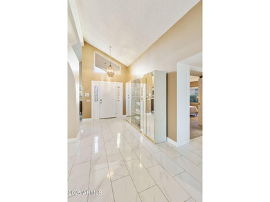 This beautiful Cimarron model with LAKE VIEW is located in the on Sun Lakes Country Club in Arizona - for sale on GolfHomes.com, golf home, golf lot