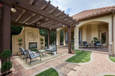 Meticulously maintained Mediterranean-style estate sited on an on Stonebriar Golf Course in Texas - for sale on GolfHomes.com, golf home, golf lot