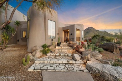 A stunning remodel located in the prestigious gated community of on Troon Country Club in Arizona - for sale on GolfHomes.com, golf home, golf lot