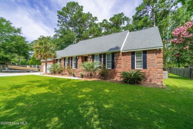 Exquisite move in ready brick home adjacent to Morehead City on Morehead City Country Club in North Carolina - for sale on GolfHomes.com, golf home, golf lot