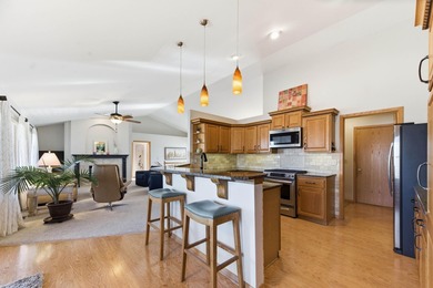 This beautifully designed 5-bedroom, 3-bath ranch with a 4-car on Auburn Hills Golf Course in Kansas - for sale on GolfHomes.com, golf home, golf lot