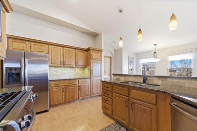 This beautifully designed 5-bedroom, 3-bath ranch with a 4-car on Auburn Hills Golf Course in Kansas - for sale on GolfHomes.com, golf home, golf lot