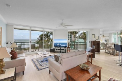 This stunning Oceanfront 3-bedroom, 2.5-bath end unit condo on Island Dunes Country Club in Florida - for sale on GolfHomes.com, golf home, golf lot