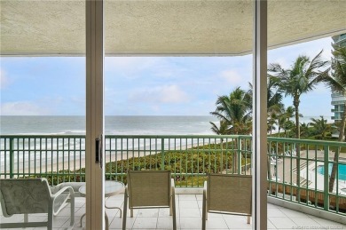 This stunning Oceanfront 3-bedroom, 2.5-bath end unit condo on Island Dunes Country Club in Florida - for sale on GolfHomes.com, golf home, golf lot