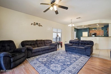 Built in 2007, this Florence single story home offers a mix of on Poston Butte Golf Club in Arizona - for sale on GolfHomes.com, golf home, golf lot
