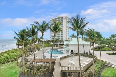 This stunning Oceanfront 3-bedroom, 2.5-bath end unit condo on Island Dunes Country Club in Florida - for sale on GolfHomes.com, golf home, golf lot