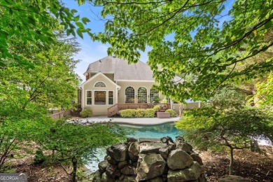 Experience resort-style living perfectly positioned on a private on Woodmont Golf and Country Club in Georgia - for sale on GolfHomes.com, golf home, golf lot