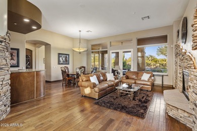 Golf-front, mountain-view, single-level homes in DC Ranch are on The Country Club At DC Ranch in Arizona - for sale on GolfHomes.com, golf home, golf lot