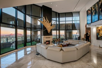 Unparalleled views await from this extraordinary penthouse on on Phoenix Country Club in Arizona - for sale on GolfHomes.com, golf home, golf lot