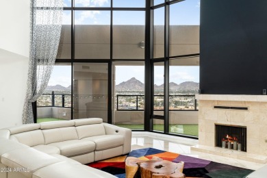 Unparalleled views await from this extraordinary penthouse on on Phoenix Country Club in Arizona - for sale on GolfHomes.com, golf home, golf lot