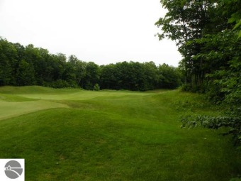 Great building site with nice views of the #16 green on Hawk's on Cedar River Golf Course in Michigan - for sale on GolfHomes.com, golf home, golf lot