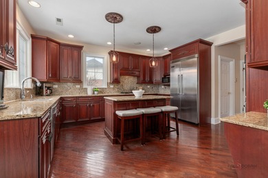 A truly breathtaking all-brick estate offering 4 bedrooms and 3 on Hawthorn Woods Country Club in Illinois - for sale on GolfHomes.com, golf home, golf lot