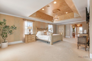 A truly breathtaking all-brick estate offering 4 bedrooms and 3 on Hawthorn Woods Country Club in Illinois - for sale on GolfHomes.com, golf home, golf lot