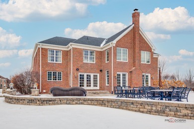 A truly breathtaking all-brick estate offering 4 bedrooms and 3 on Hawthorn Woods Country Club in Illinois - for sale on GolfHomes.com, golf home, golf lot