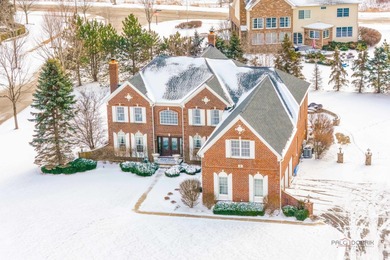 A truly breathtaking all-brick estate offering 4 bedrooms and 3 on Hawthorn Woods Country Club in Illinois - for sale on GolfHomes.com, golf home, golf lot