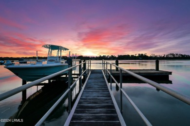 Unique offering as the ONLY available homesite with private dock on Berkeley Hall Golf Club in South Carolina - for sale on GolfHomes.com, golf home, golf lot