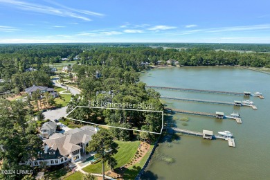 Unique offering as the ONLY available homesite with private dock on Berkeley Hall Golf Club in South Carolina - for sale on GolfHomes.com, golf home, golf lot